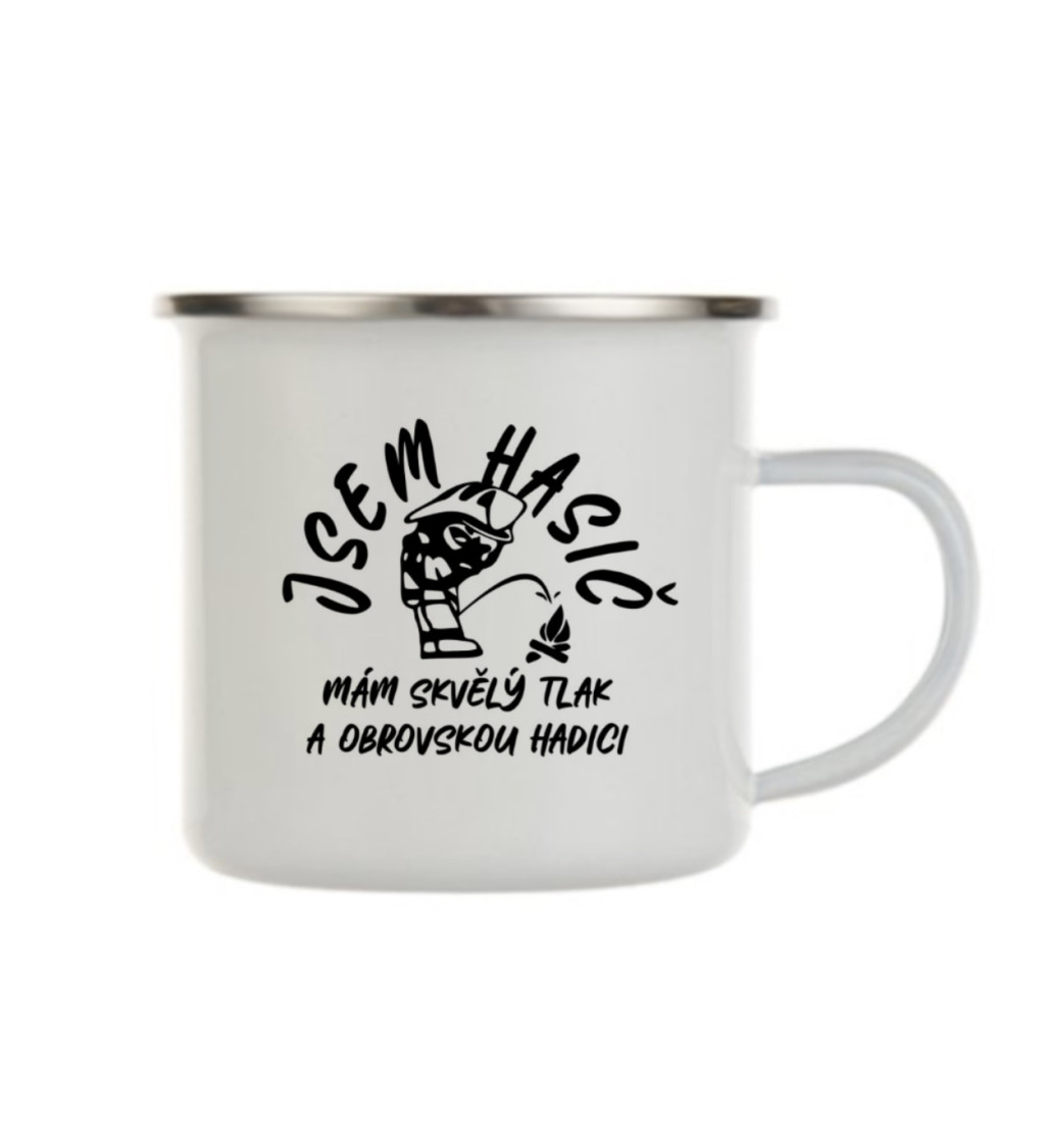 Plecháček bílý: Jsem hasič