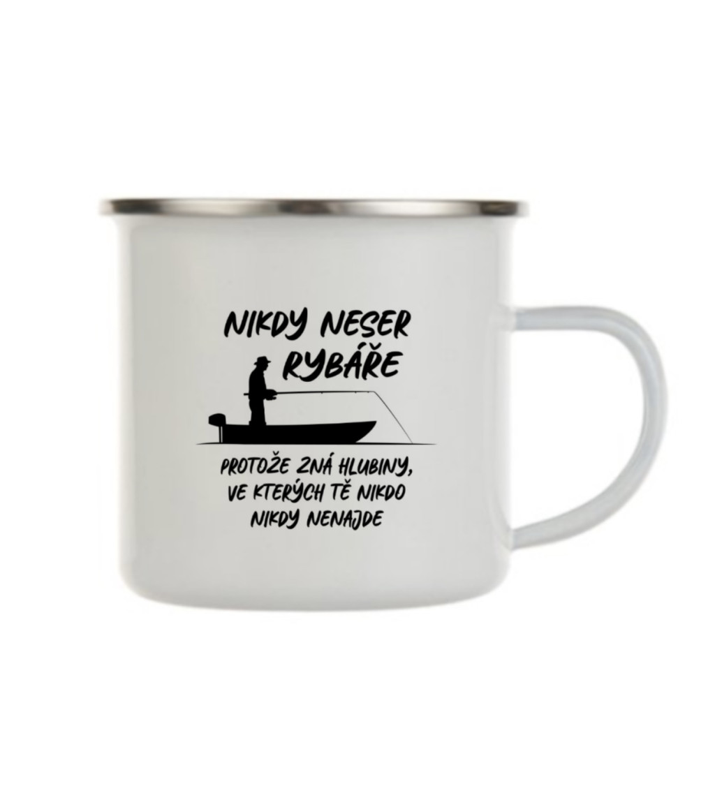 Plecháček bílý: Nikdy neser rybáře