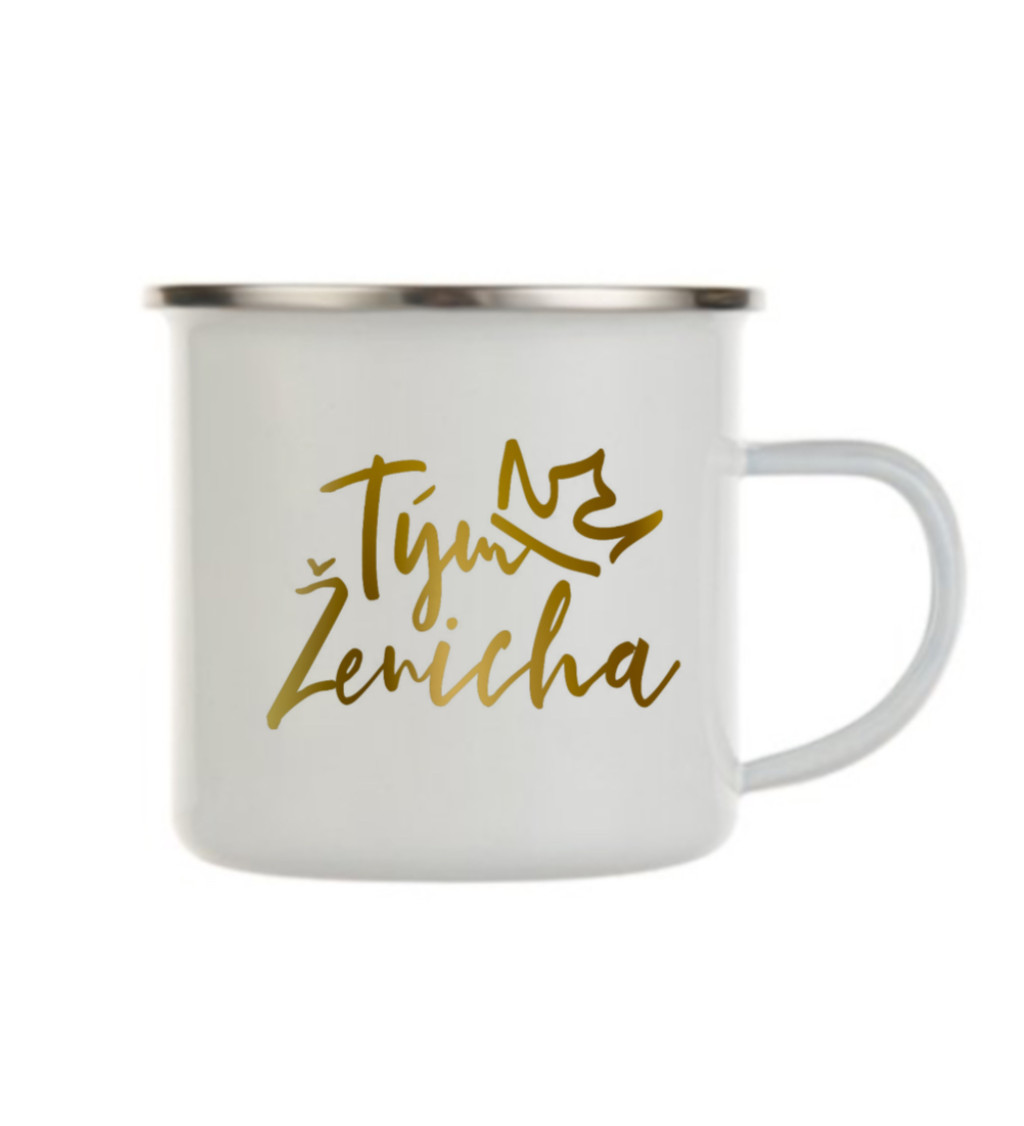 Plecháček bílý: Tým ženicha koruna