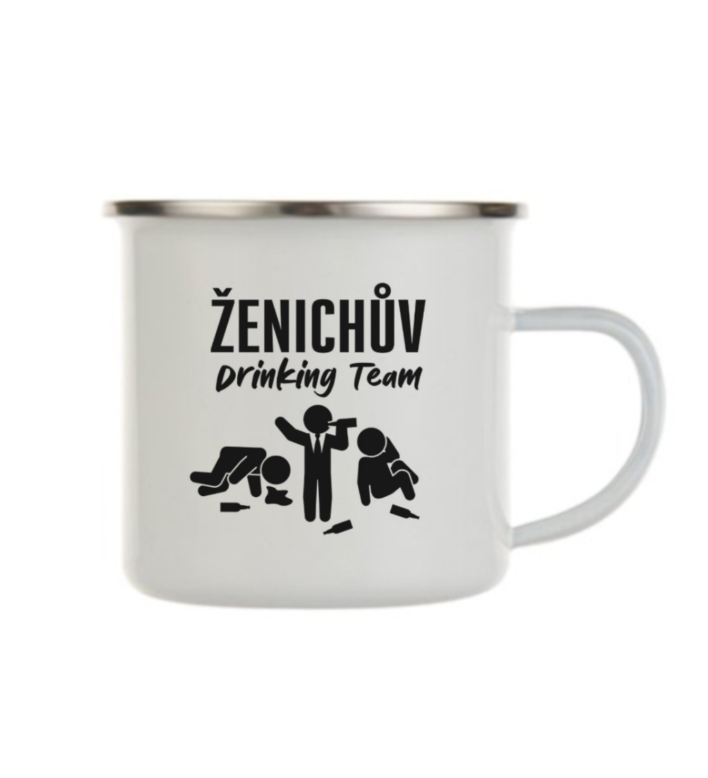Plecháček bílý: Ženichův drinking team