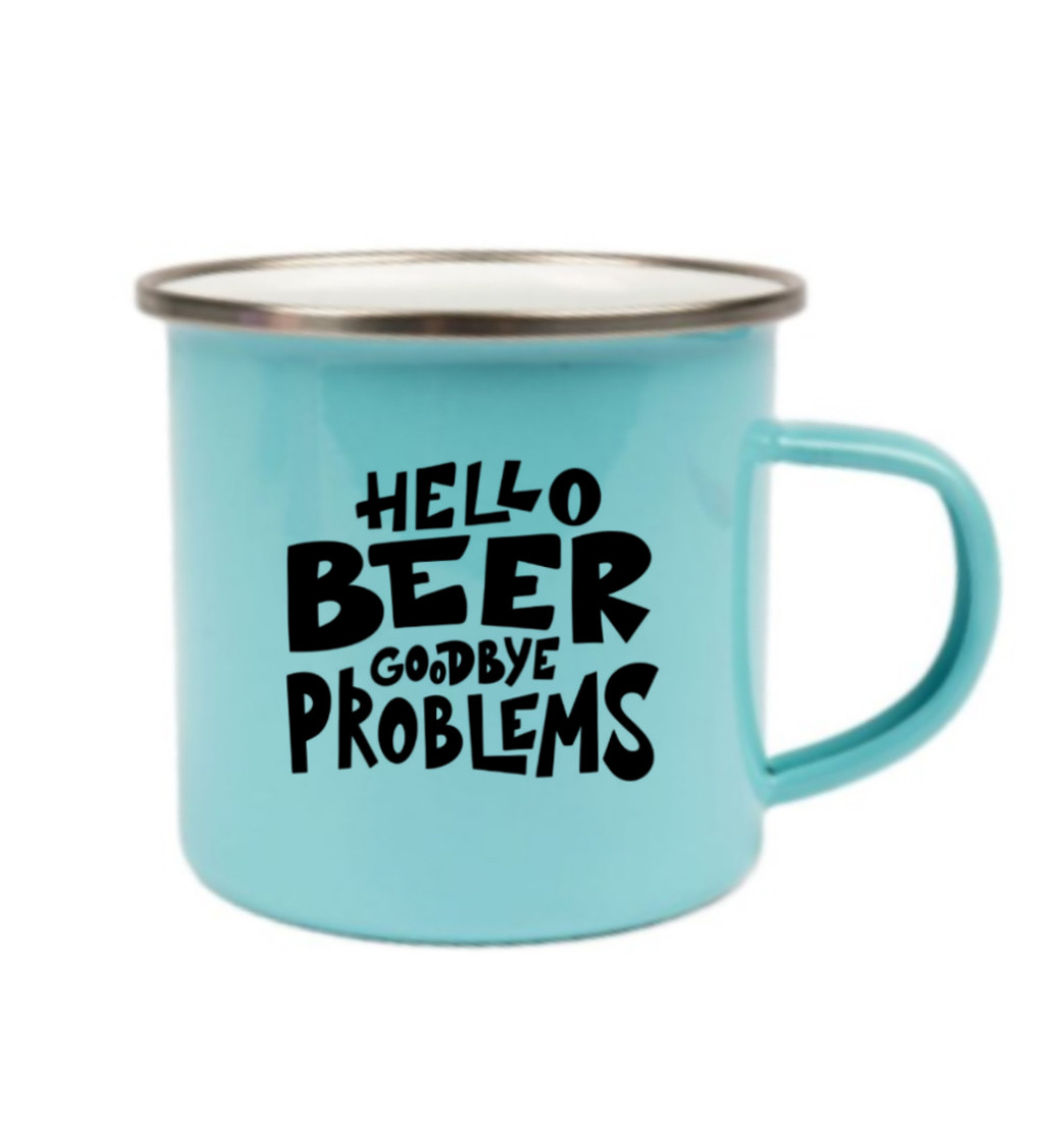 Modrý plecháček: Hello beer goodbye problems