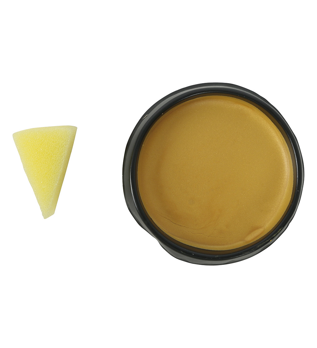 Zlatý karnevalový make-up s aplikátorem