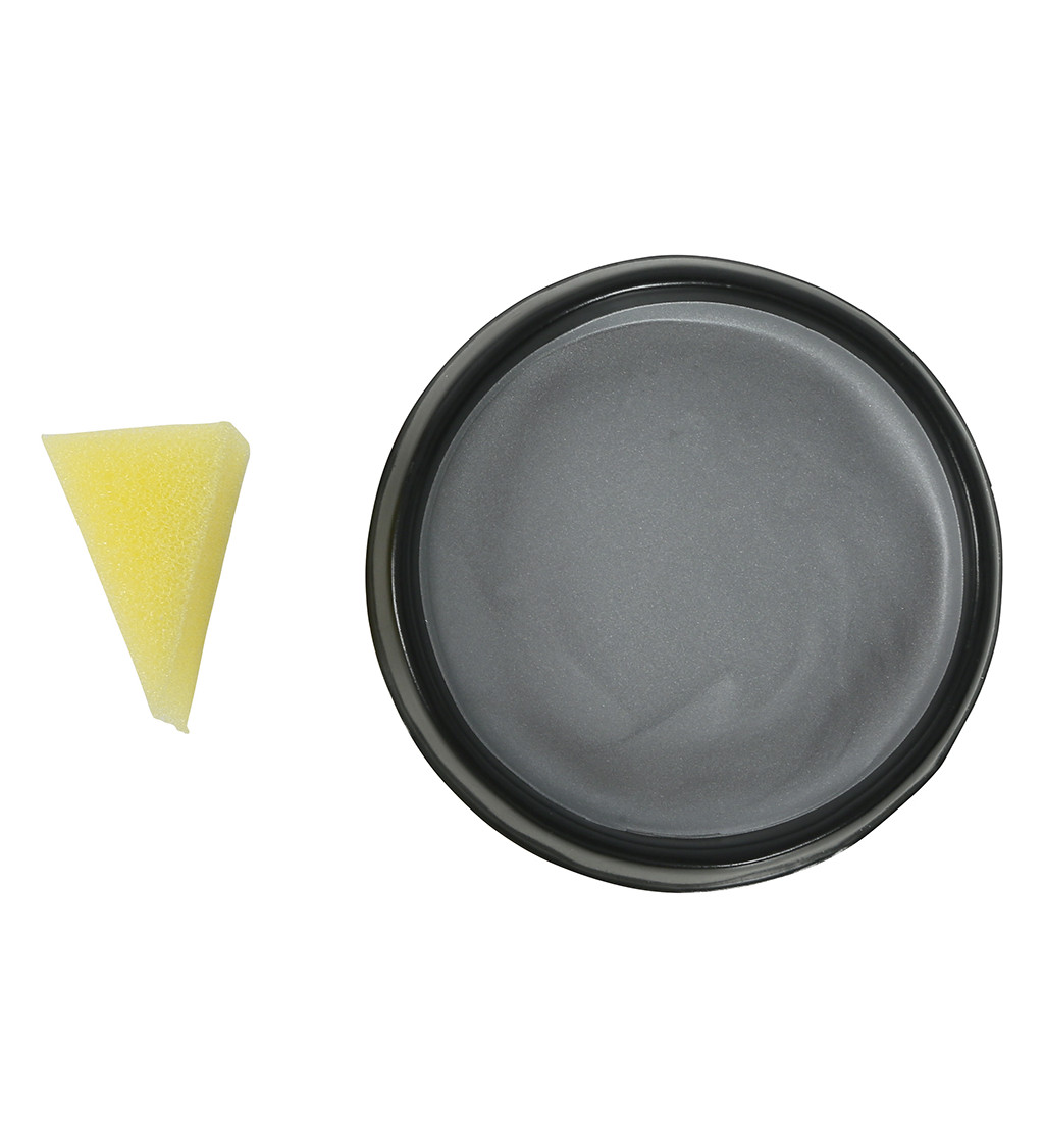 Stříbrný karnevalový make-up s aplikátorem