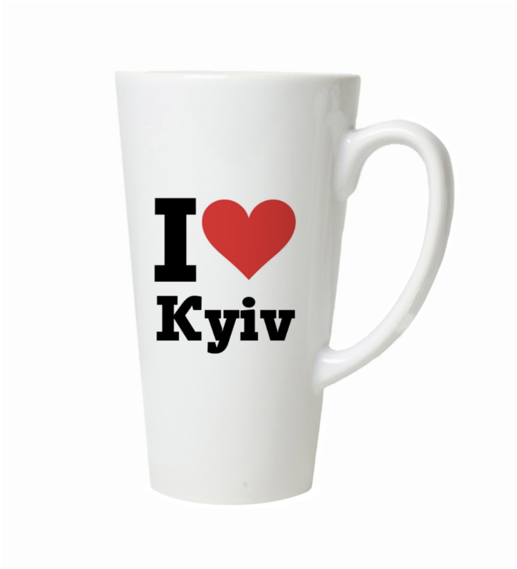 Hrnek na latte – I love Kyiv