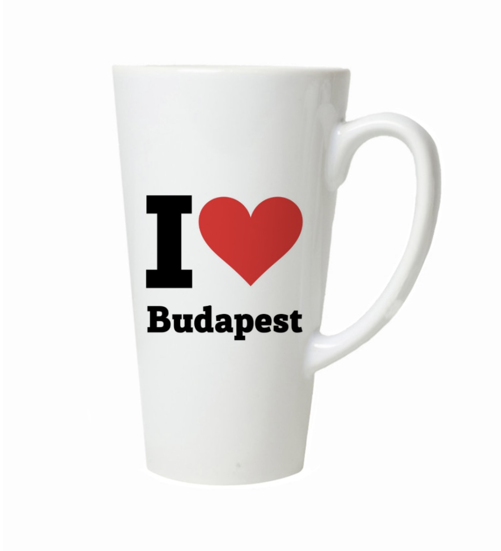 Hrnek na latte – I love Budapest