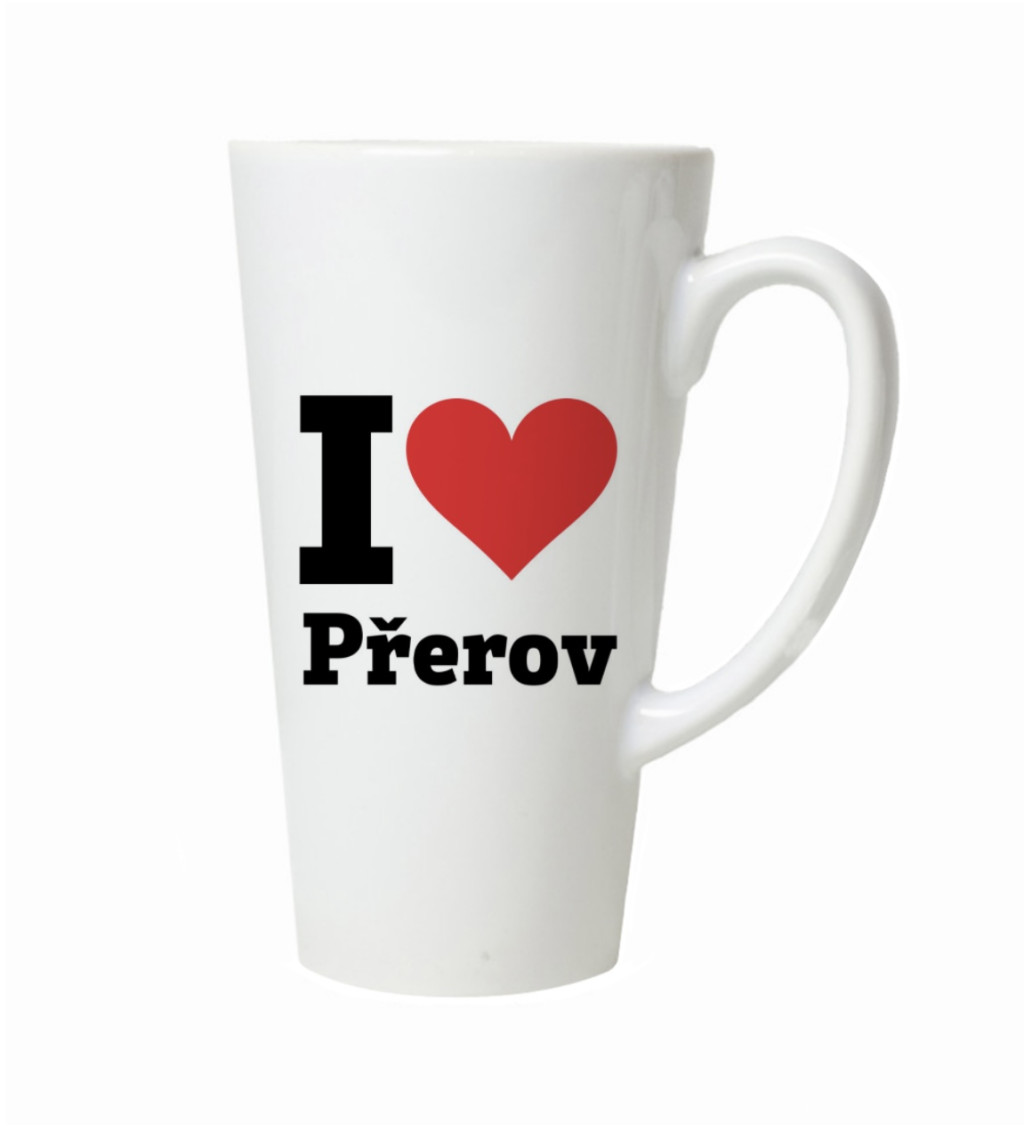 Hrnek na latte – I love Přerov