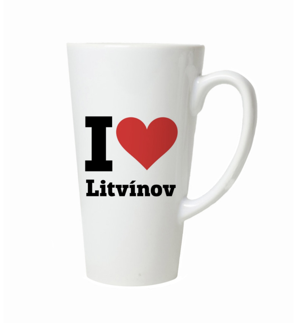 Hrnek na latte – I love Litvínov