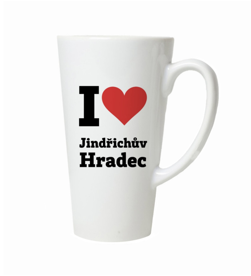 Hrnek na latte – I love Jindřichův Hradec