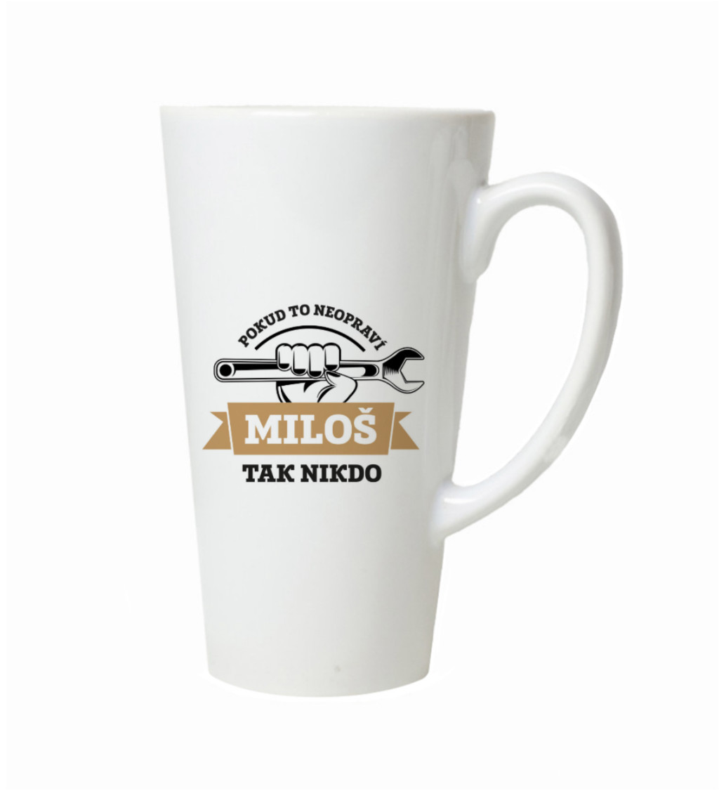 Hrnek na latte – Pokud to neopraví Miloš, tak nikdo