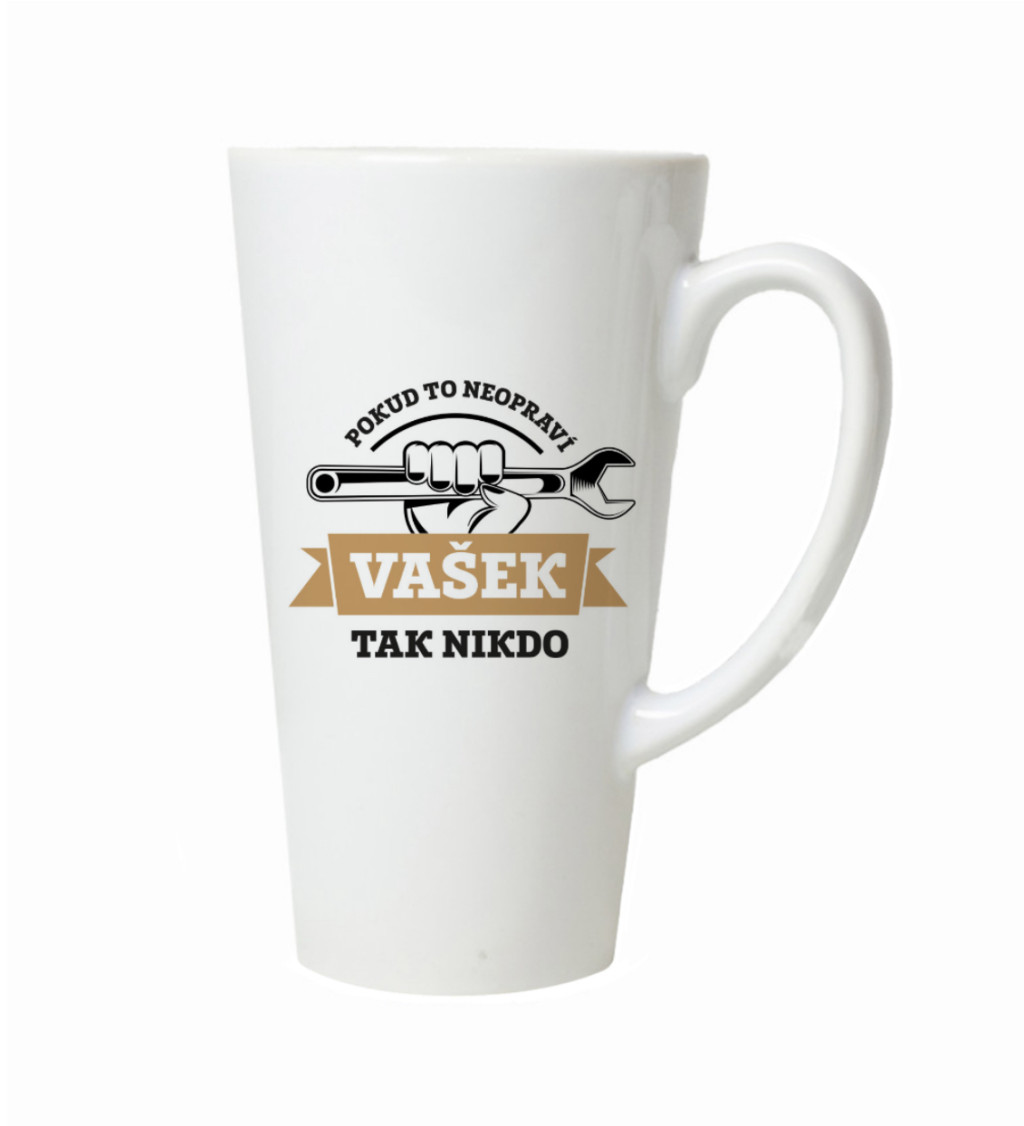 Hrnek na latte – Pokud to neopraví Vašek, tak nikdo