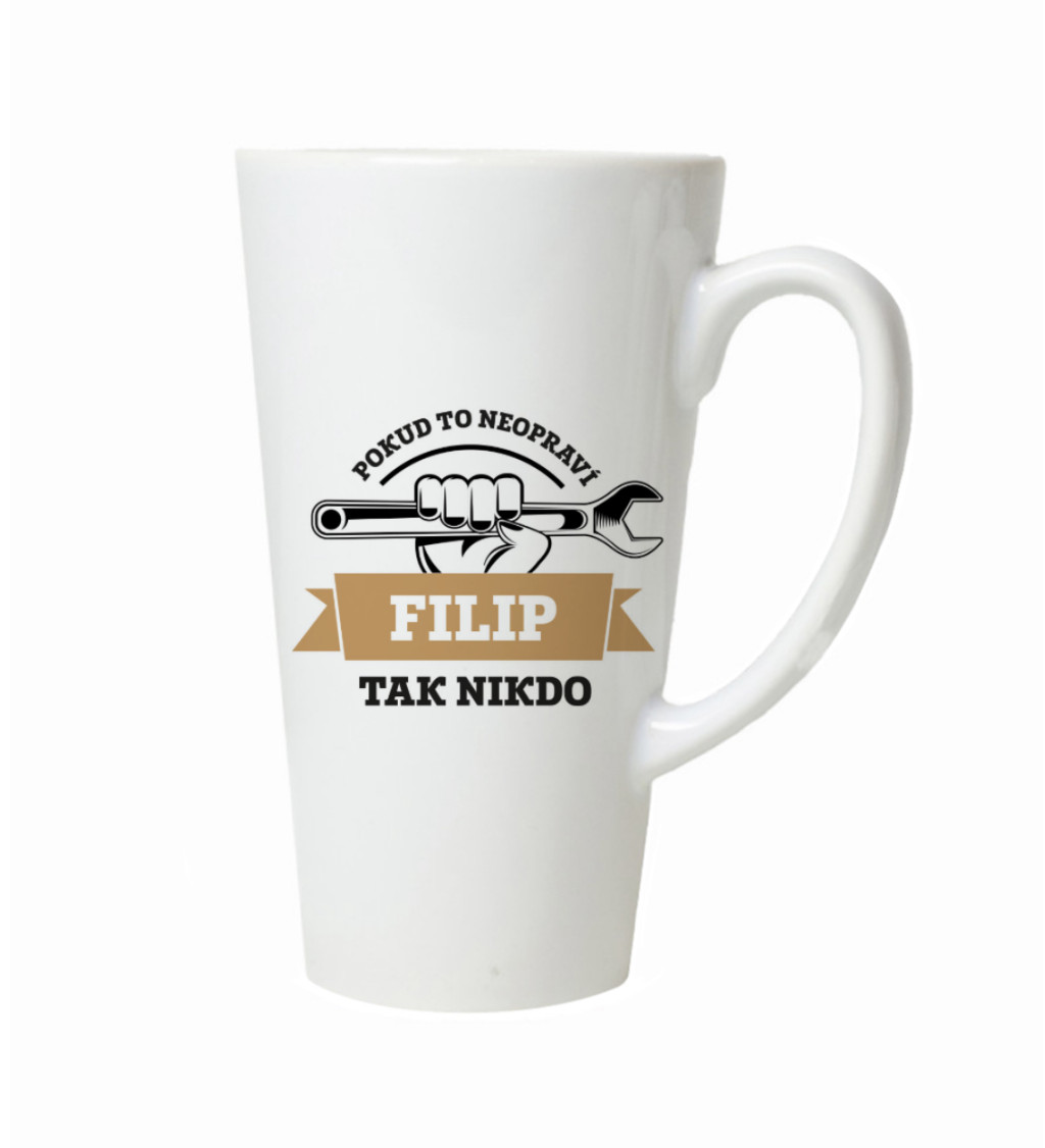 Hrnek na latte – Pokud to neopraví Filip, tak nikdo