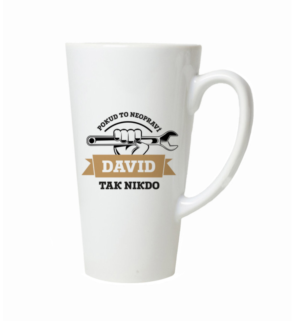 Hrnek na latte – Pokud to neopraví David, tak nikdo