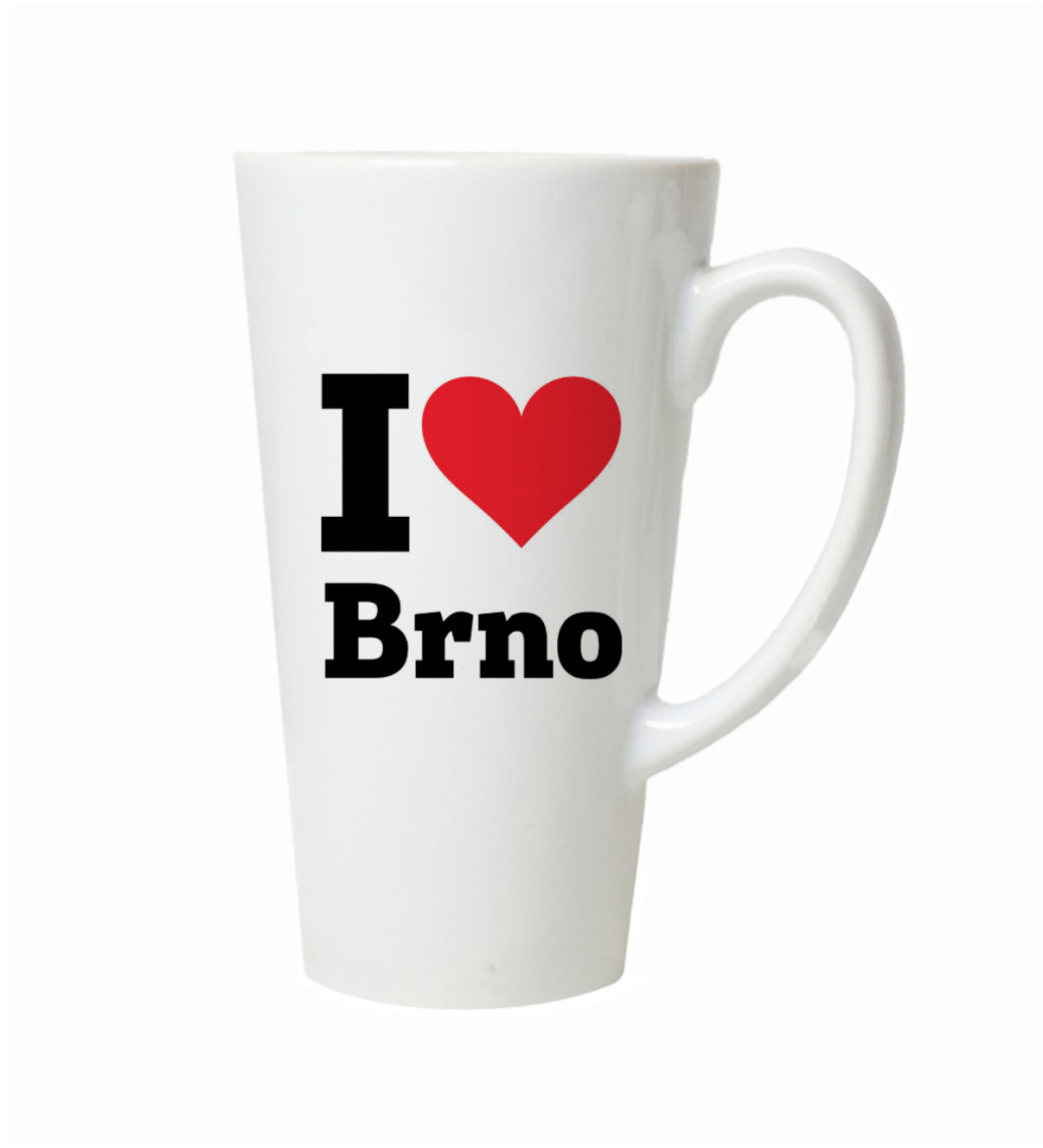 Hrnek na latte – I love Brno