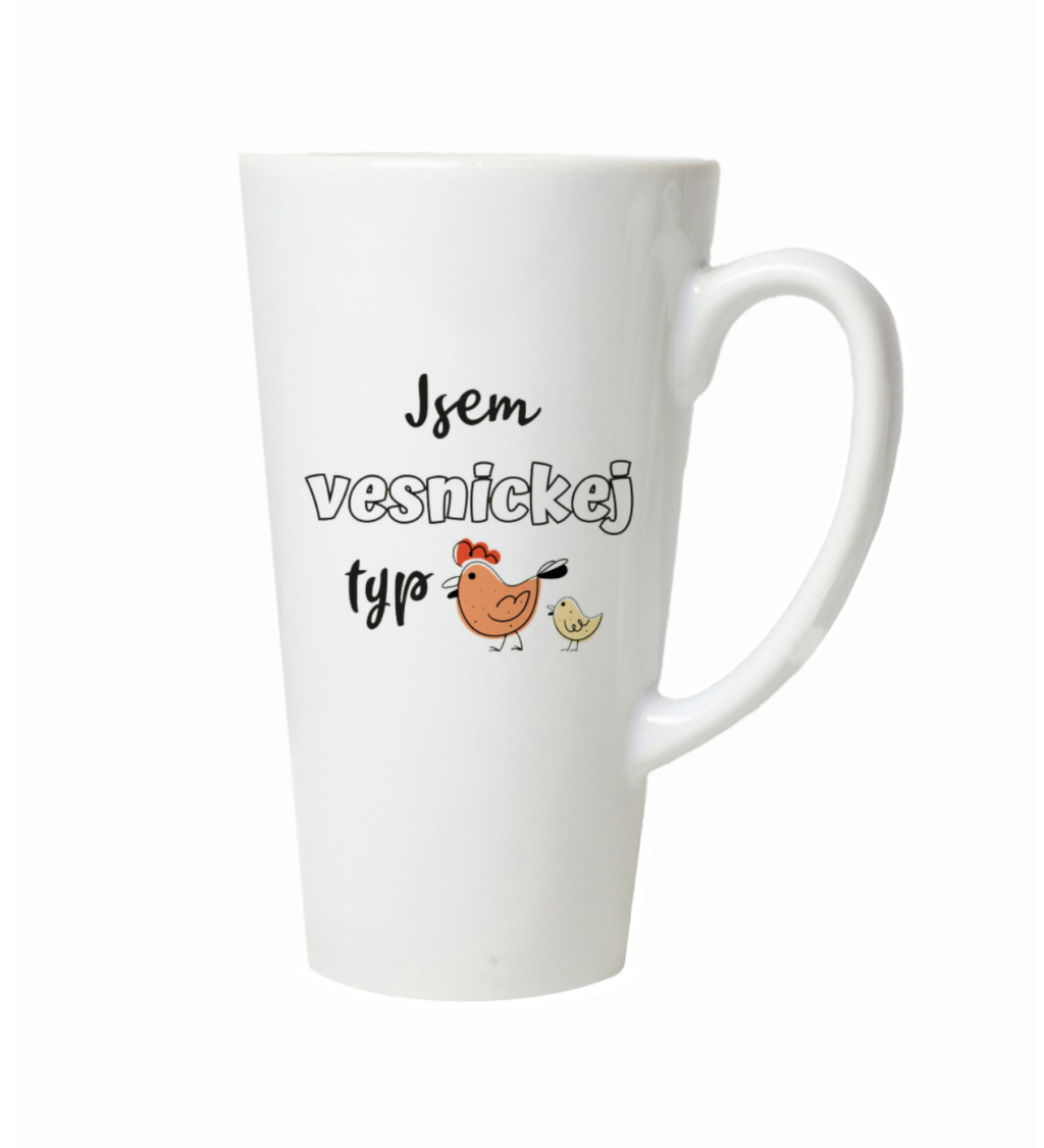 Hrnek na latte – Jsem vesnickej typ