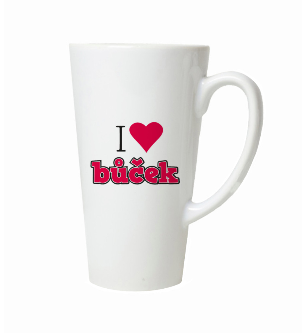 Hrnek na latte – I love bůček