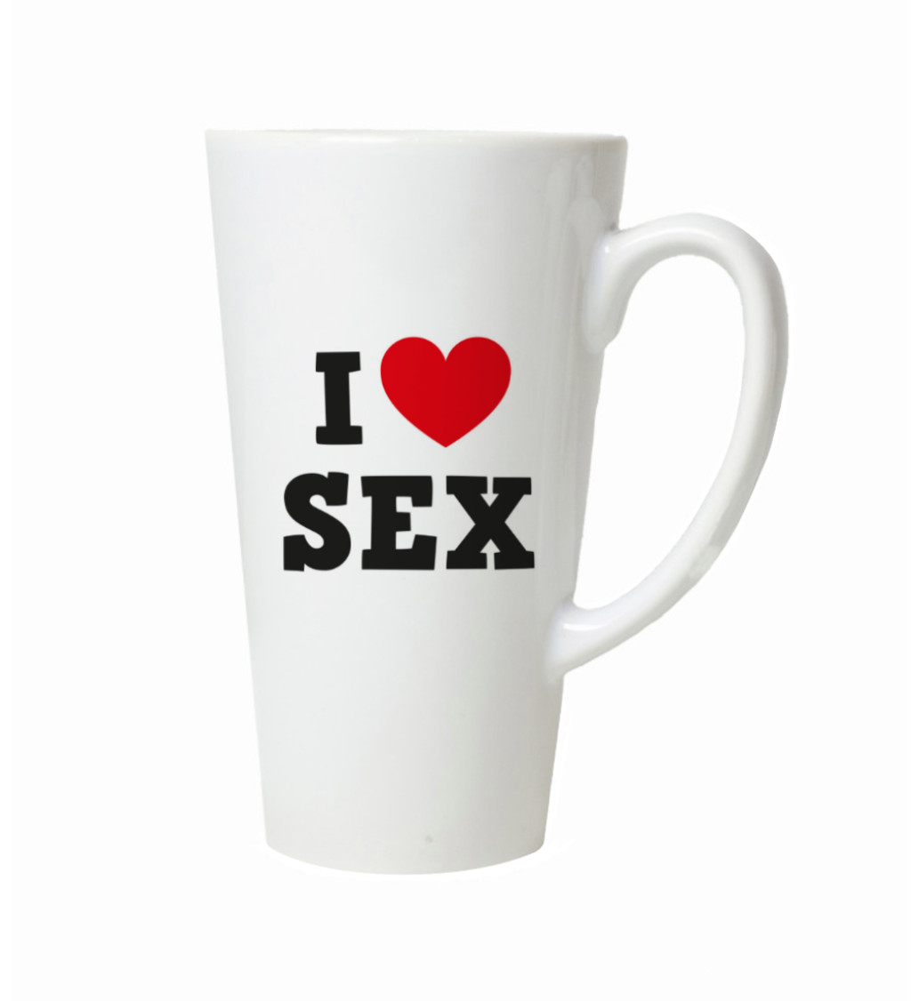 Hrnek na latte – I love sex