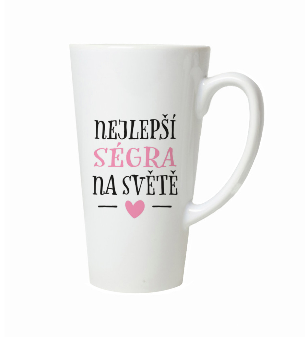 Hrnek na latte – Nejlepší segra na světě