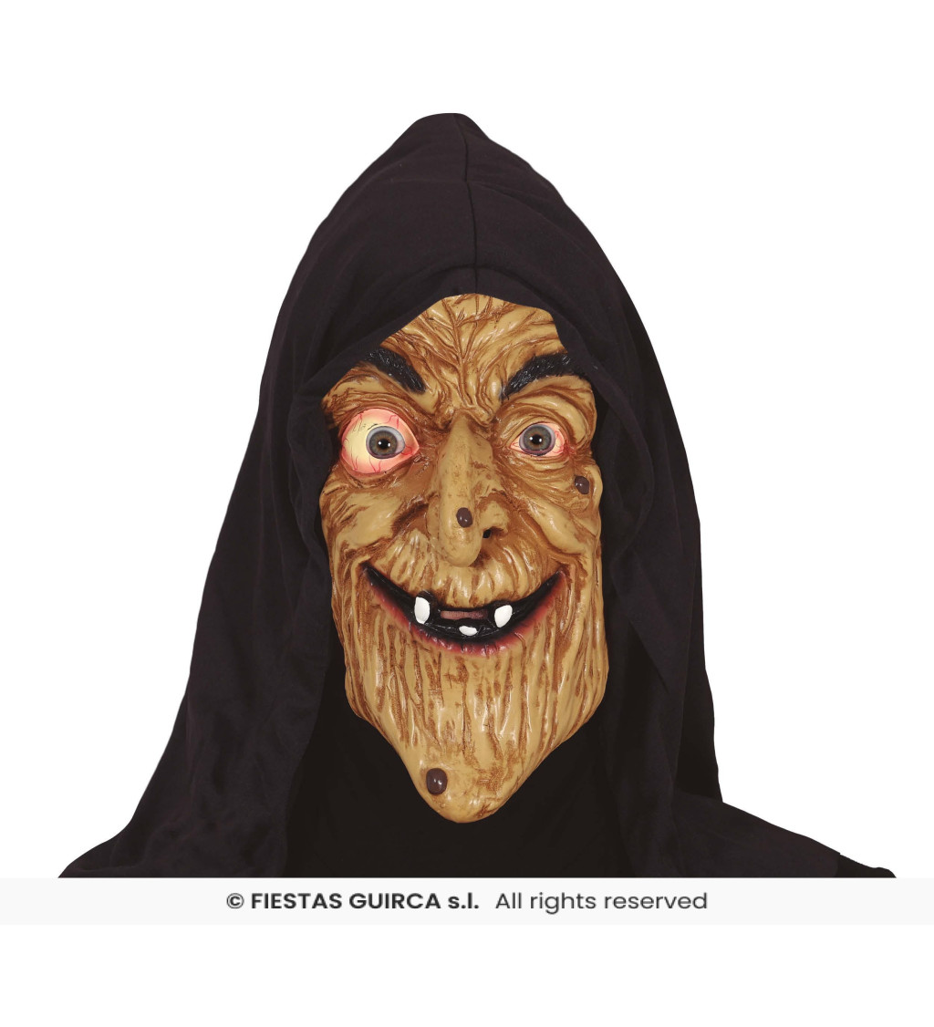 Děsivá maska čarodějnice