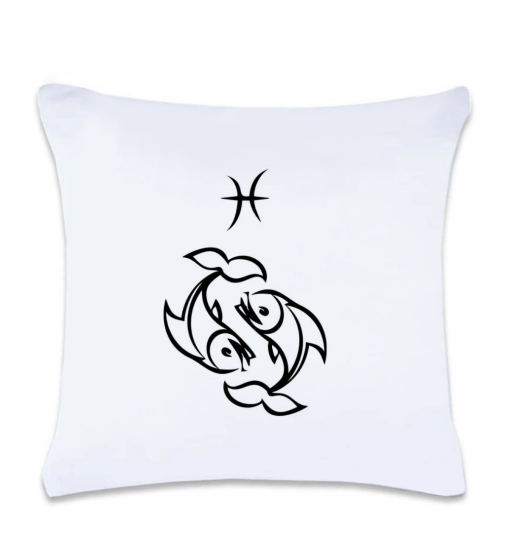 Polštář s potiskem : Znamení Ryby