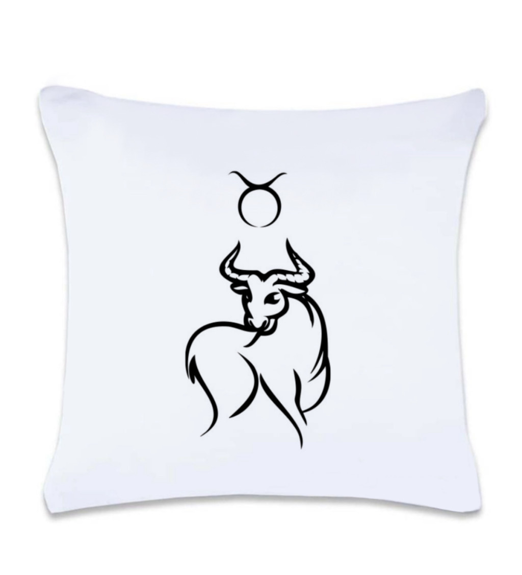 Polštář s potiskem : Znamení Býk