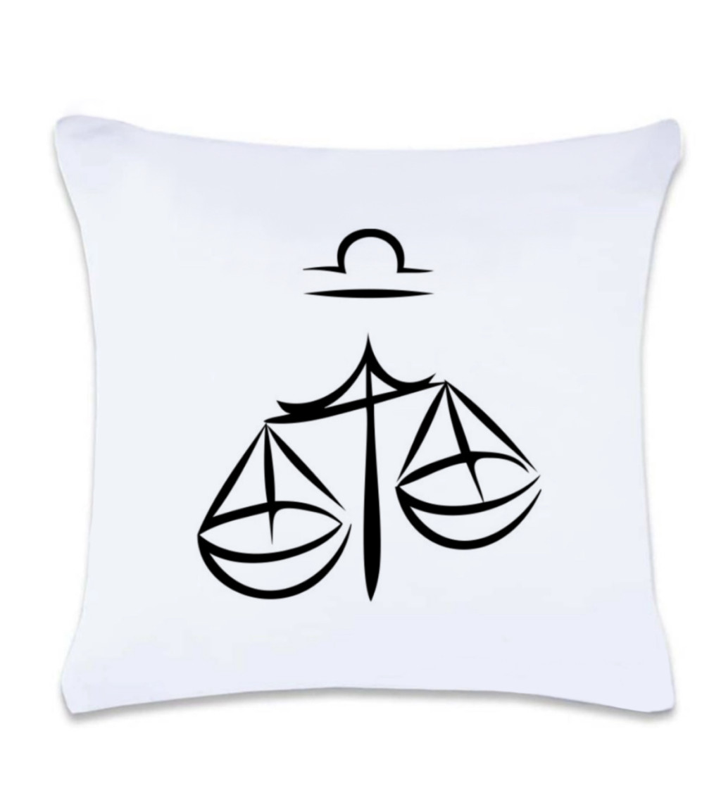 Polštář s potiskem : Znamení Váhy