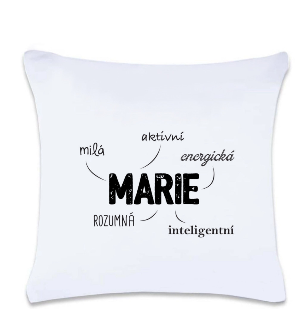 Polštář s potiskem : Marie