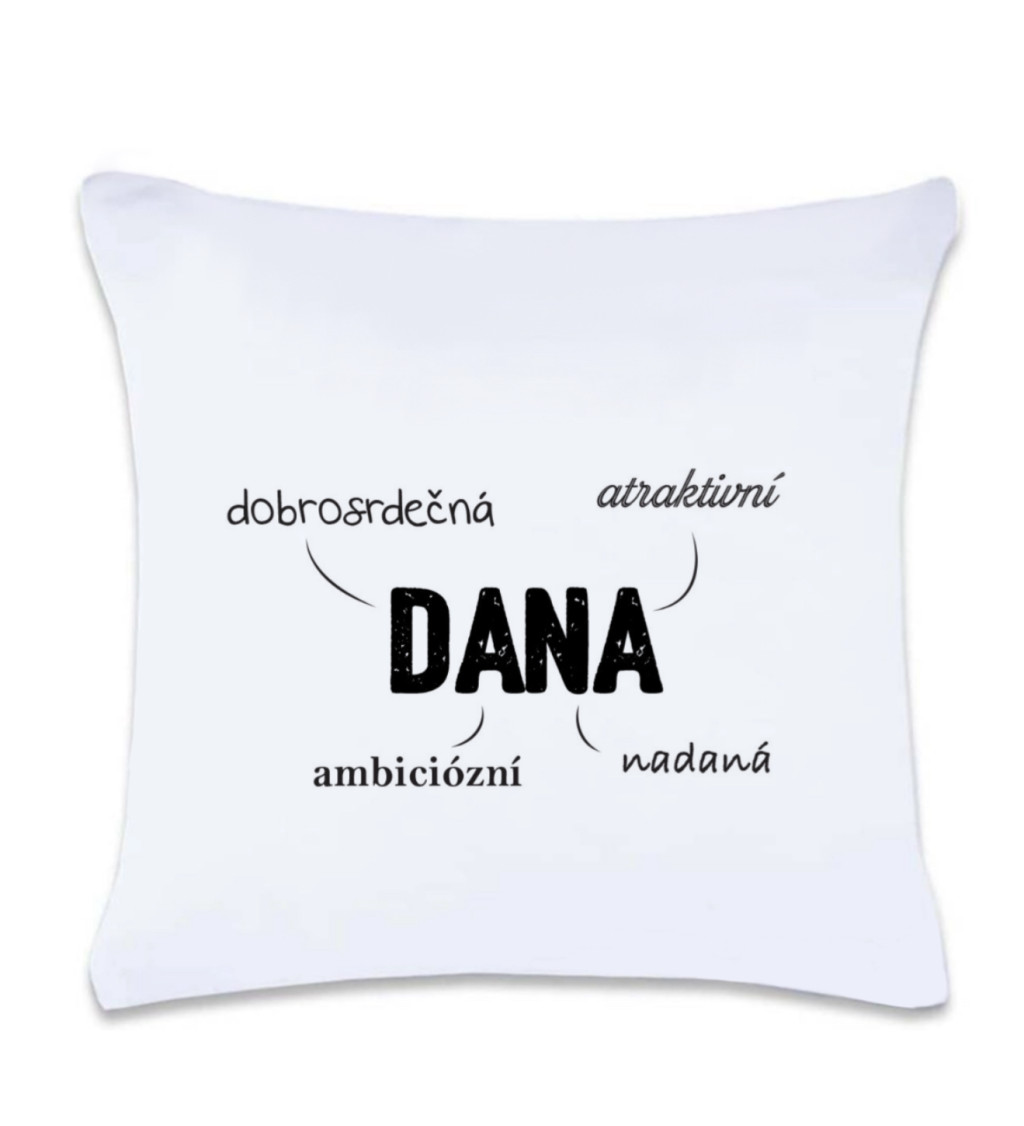 Polštář s potiskem Dana