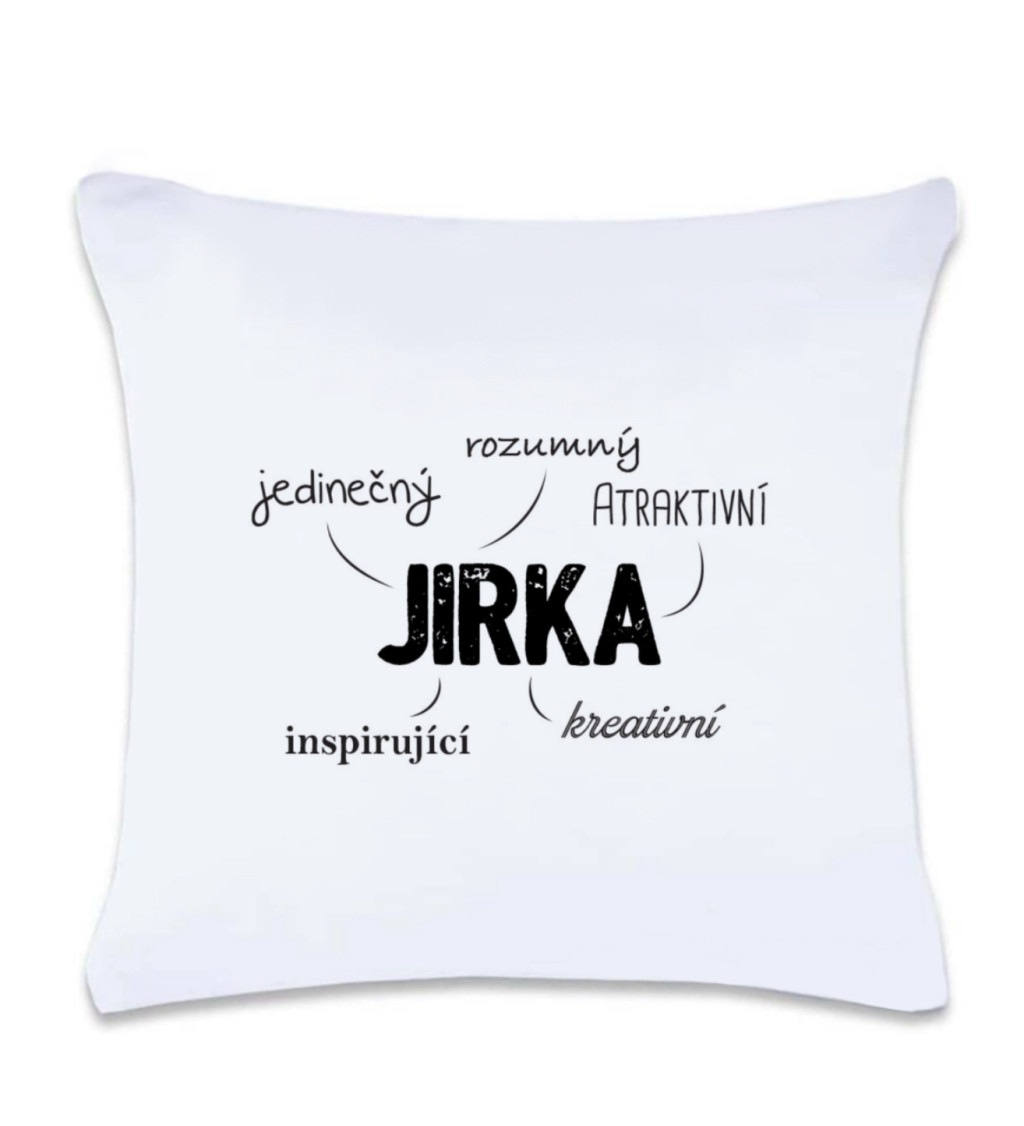 Polštář s potiskem Jirka