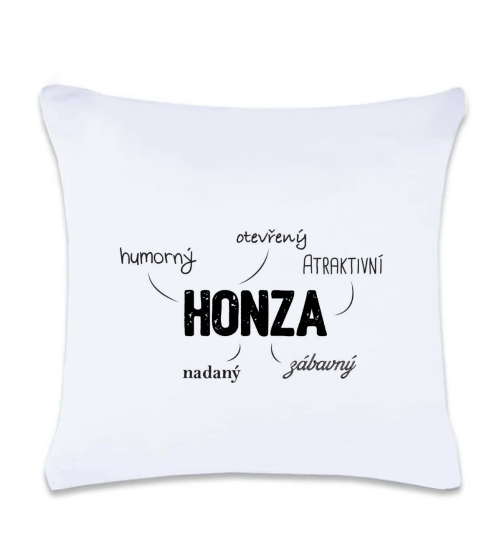 Polštář s potiskem Honza