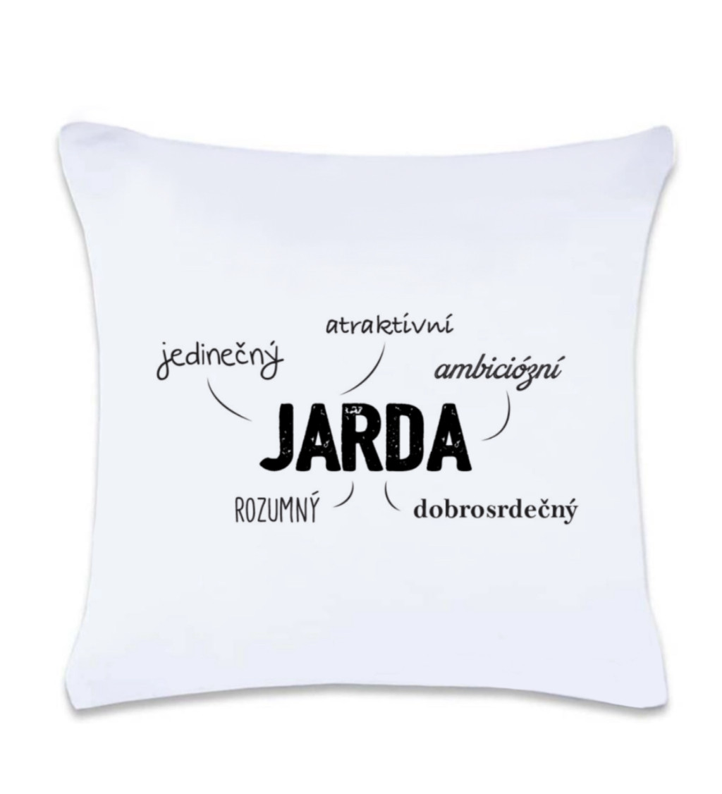 Polštář s potiskem Jarda