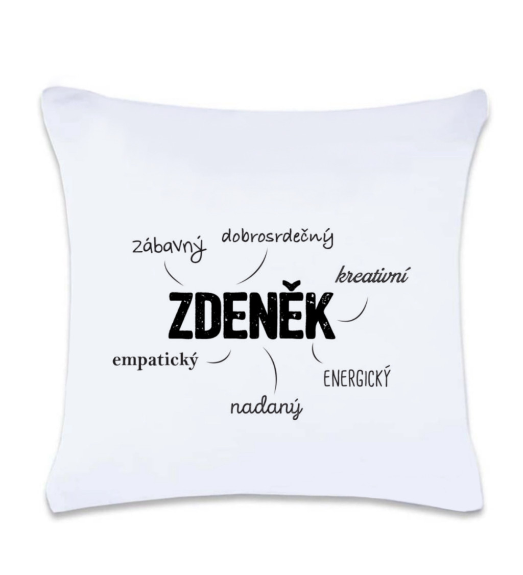 Polštář s potiskem Zdeněk