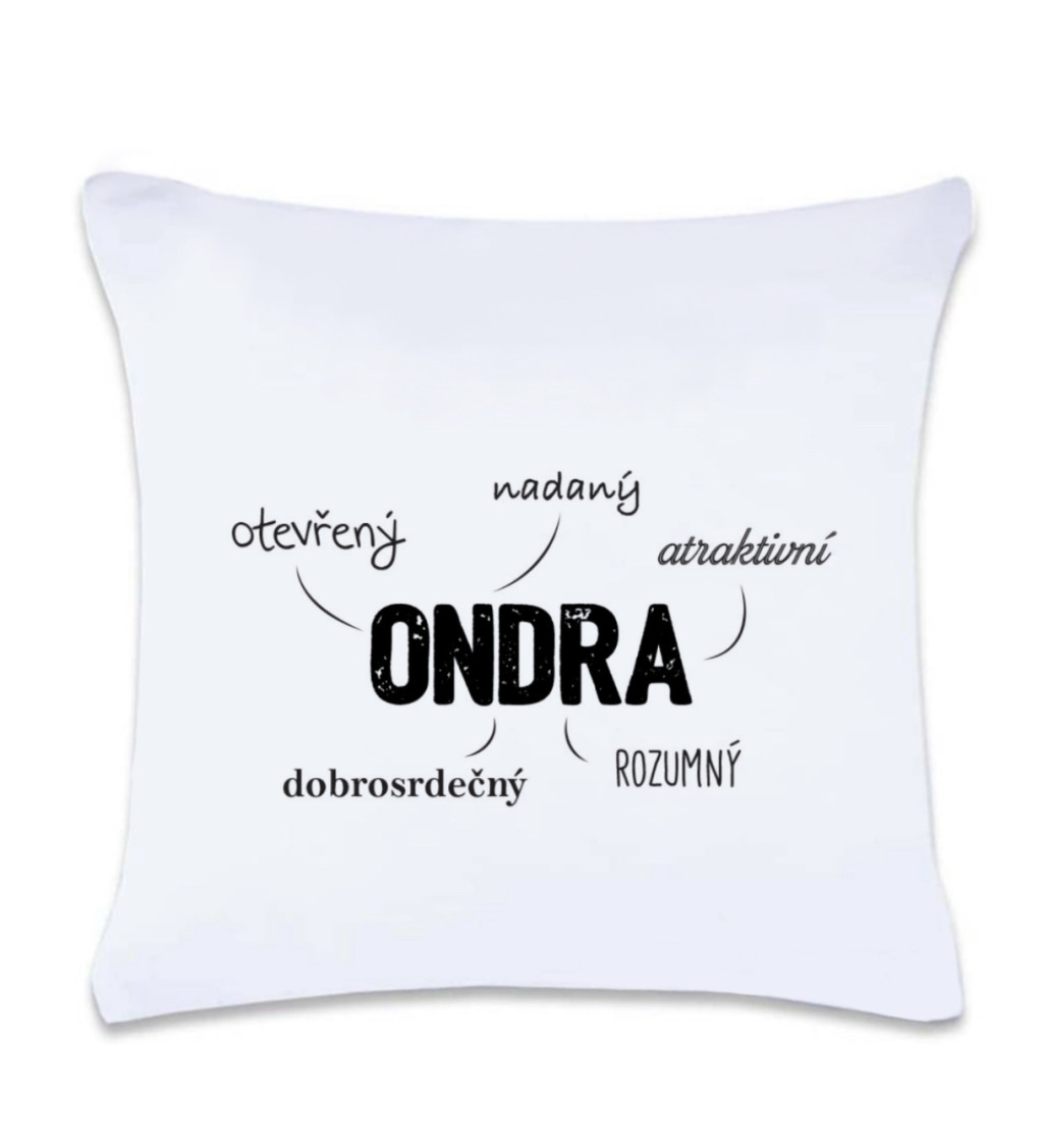 Polštář s potiskem Ondra