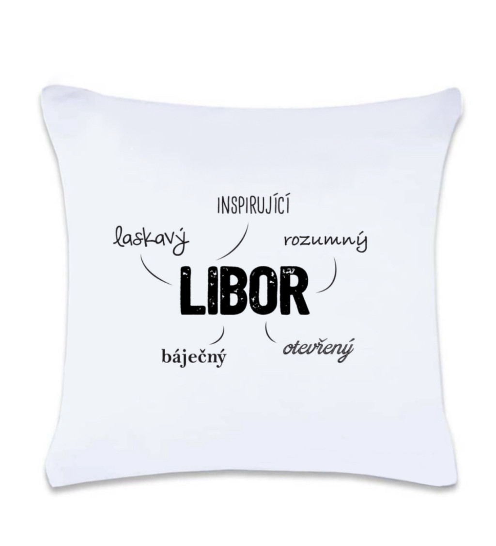 Polštář s potiskem Libor