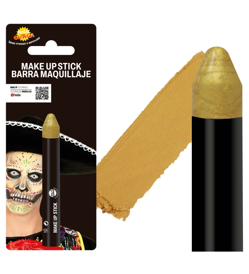 Zlatá tužka na obličej