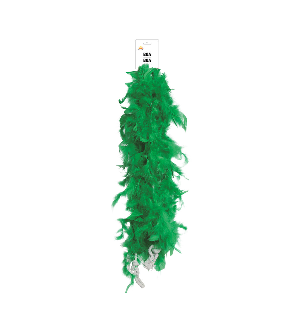 Elegantní zelené boa