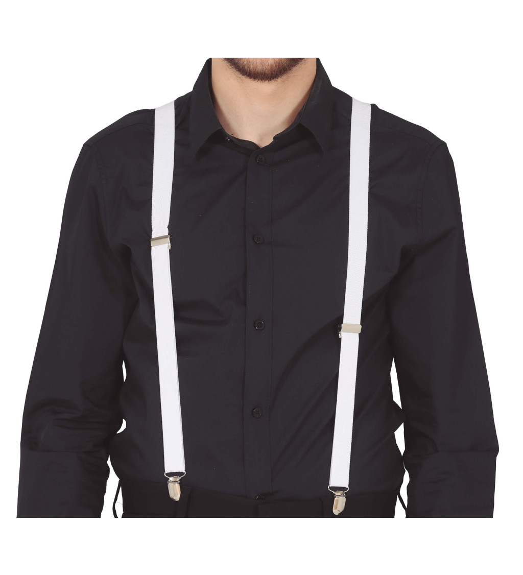 Retro bílé kšandy