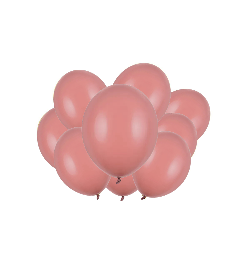 Latexové balónky Strong pastelové divoká růže 30 cm – 10 ks