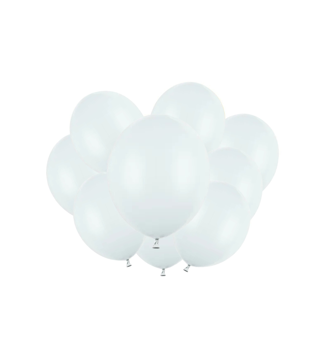 Latexové balónky Strong pastelové světle modré 30 cm – 10 ks