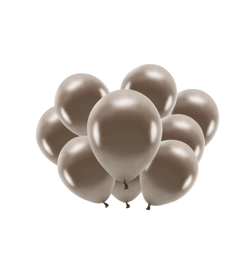 ECO balonky hnede (metal)