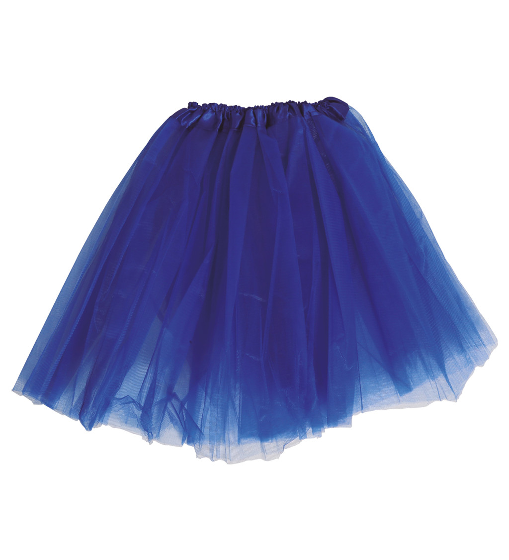 Tmavě modrá tutu sukně, 40 cm