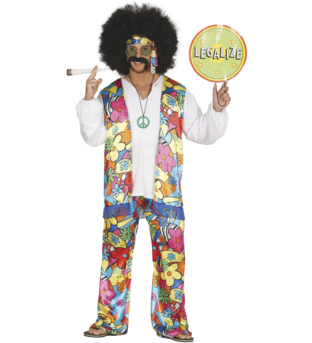Kostým pro muže – hippie styl