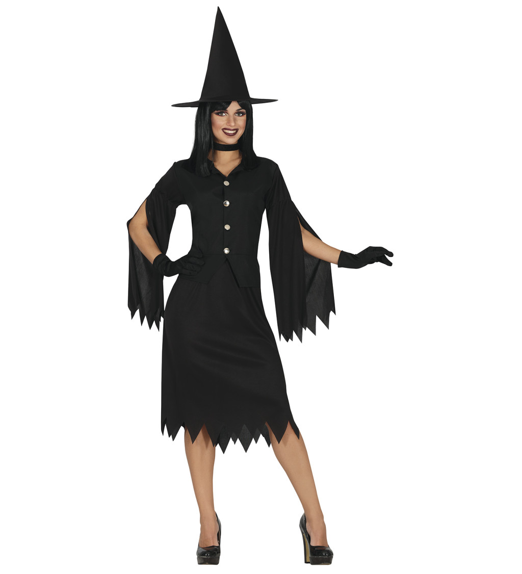 Dámský čarodějnický kostým