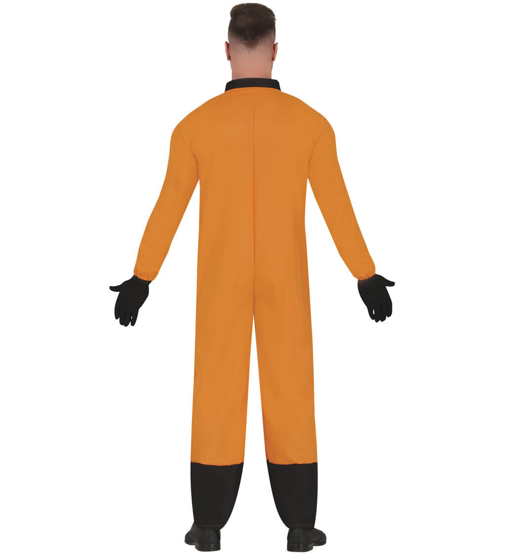 Kostým pro muže – astronaut oranžový