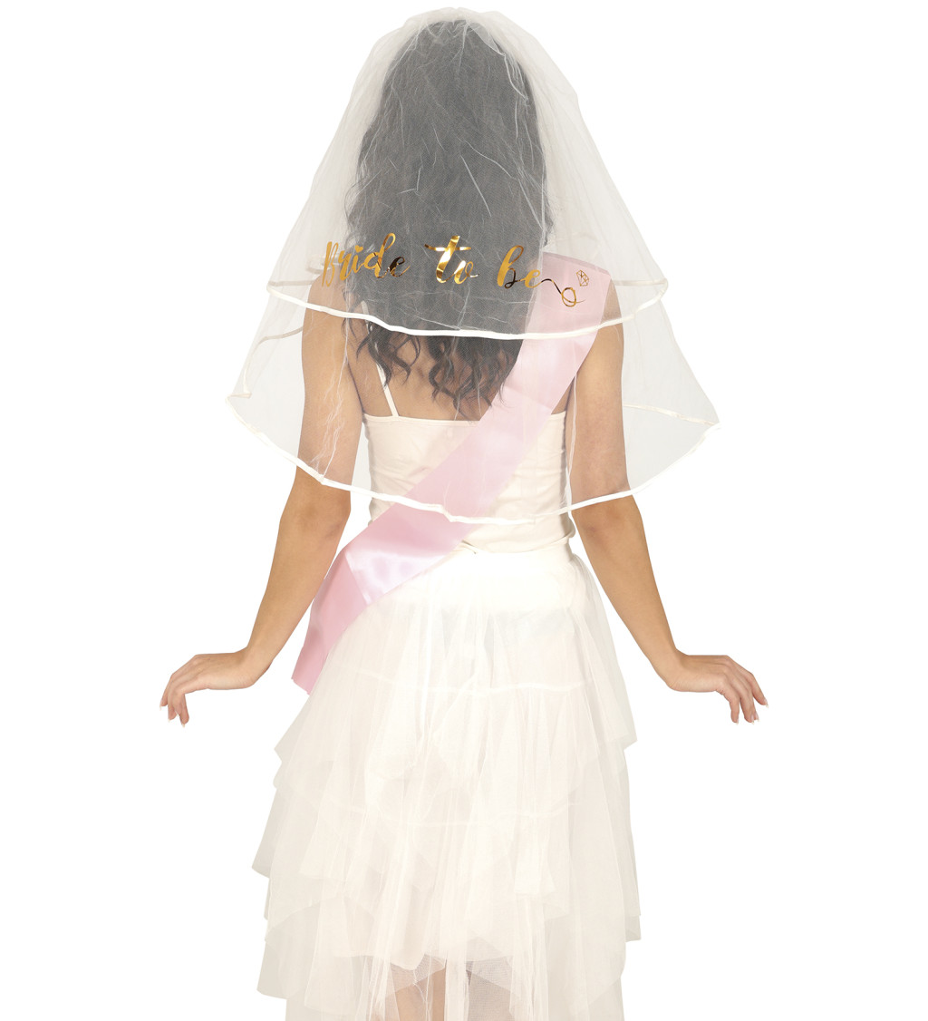 Závoj Bride to Be 70 cm