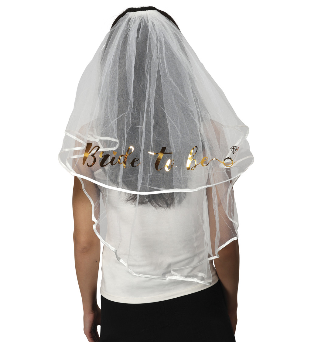 Závoj Bride to Be 70 cm