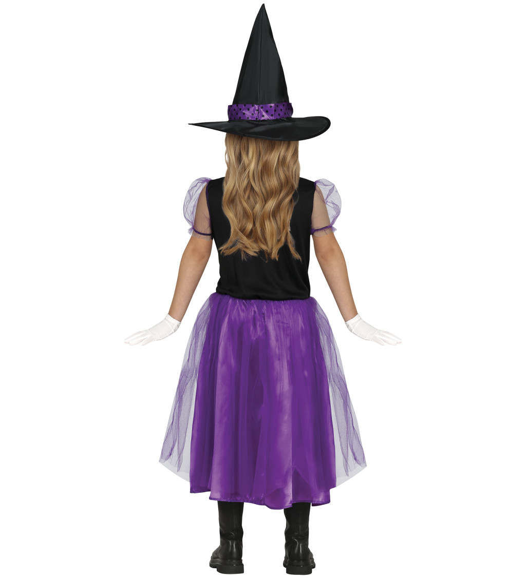 Fialová čarodějnice pro děti