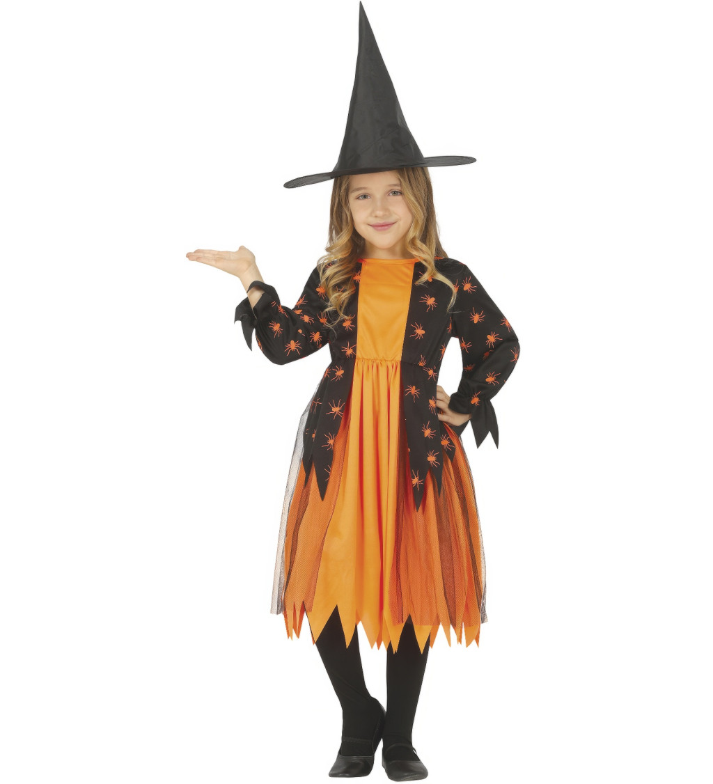 Kostým Pavoučí čarodějnice pro děti
