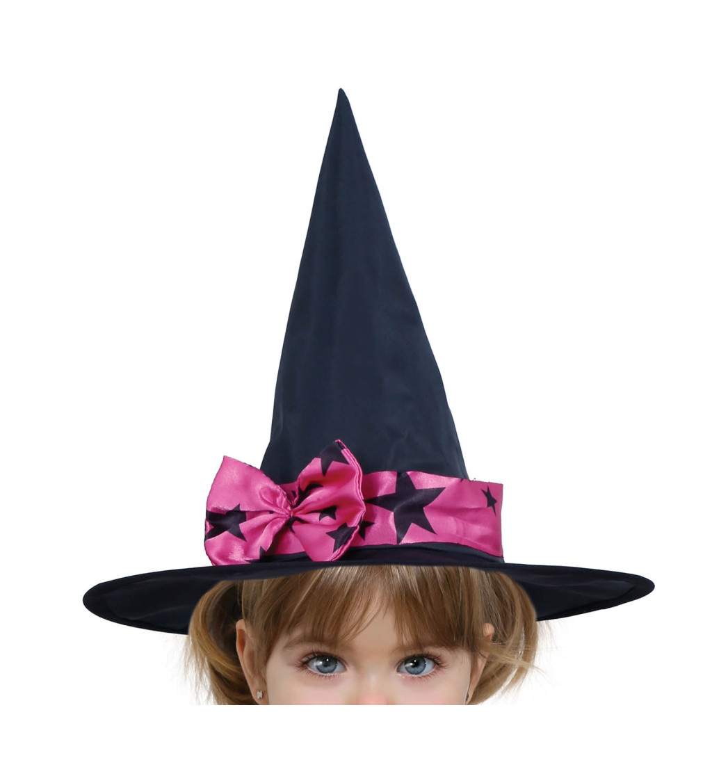 Růžová hvězdná čarodějnice – dětský kostým