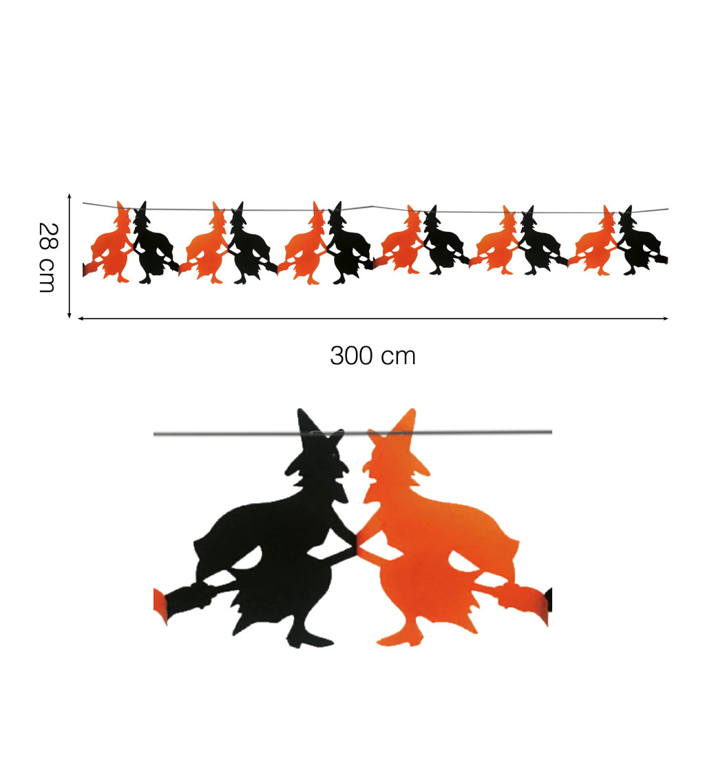 Magická girlanda čarodějnic