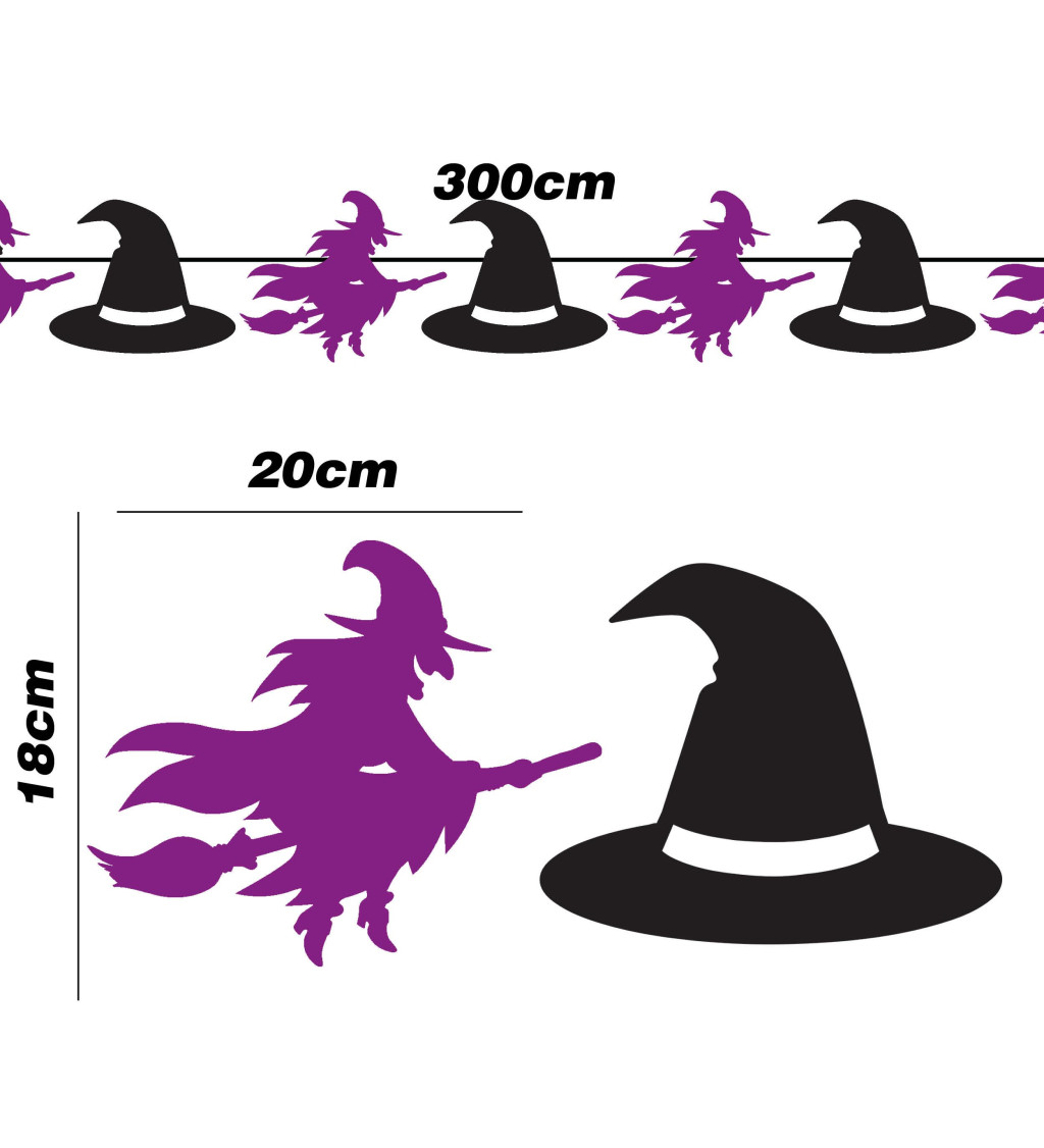 Magická girlanda čarodějnic